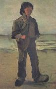 Vincent Van Gogh Fisherman on the Beach (nn04) oil painting reproduction